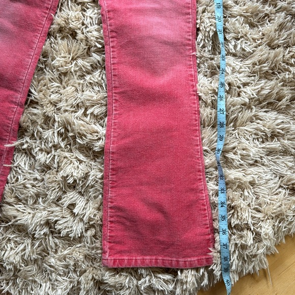 Levi woman’s superlow stretch corduroy red bootcut pants waist: 14.5 inc… - Picture 12 of 12